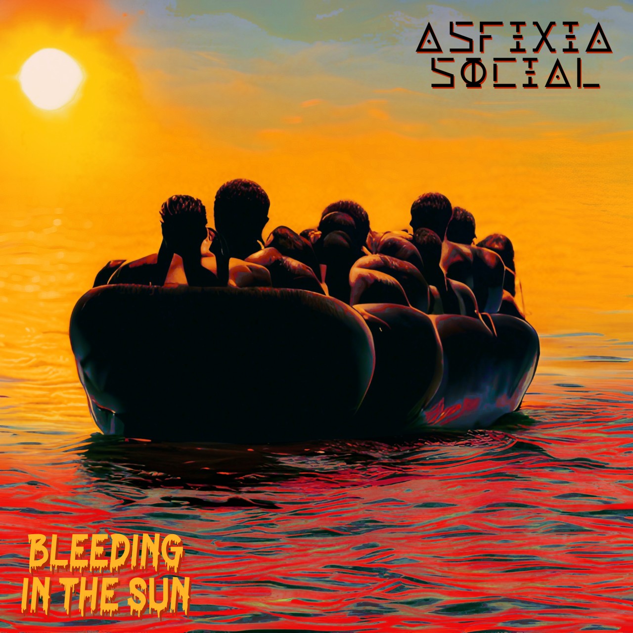 CD Bleeding in the Sun - Asfixia Social (2024)